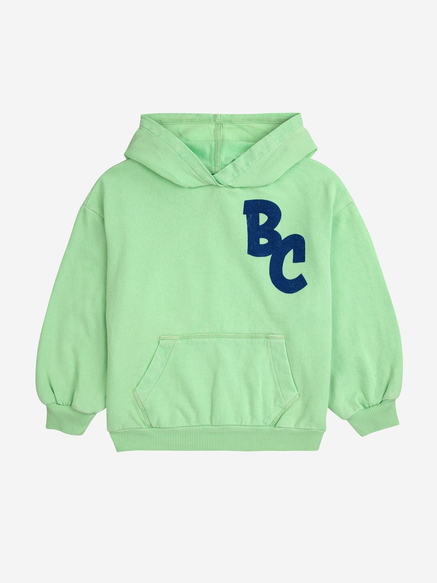 Bobo Choses Green Sweatshirt For Kids With Multicolor Logo