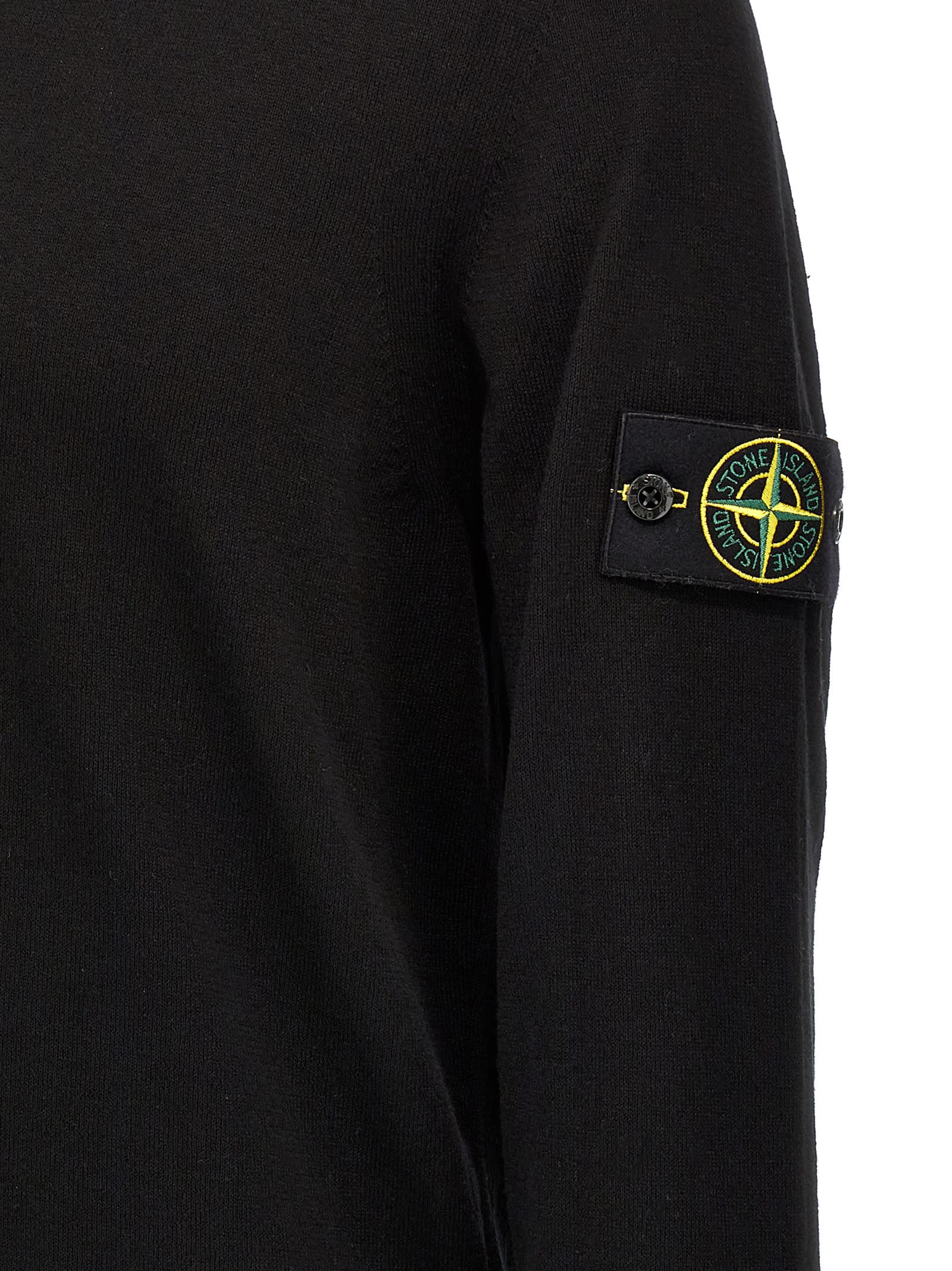 Stone Island Sweaters In Nero