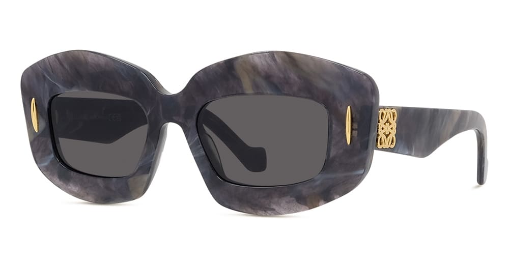 Loewe Lw40114i - Black Horn Sunglasses In Black
