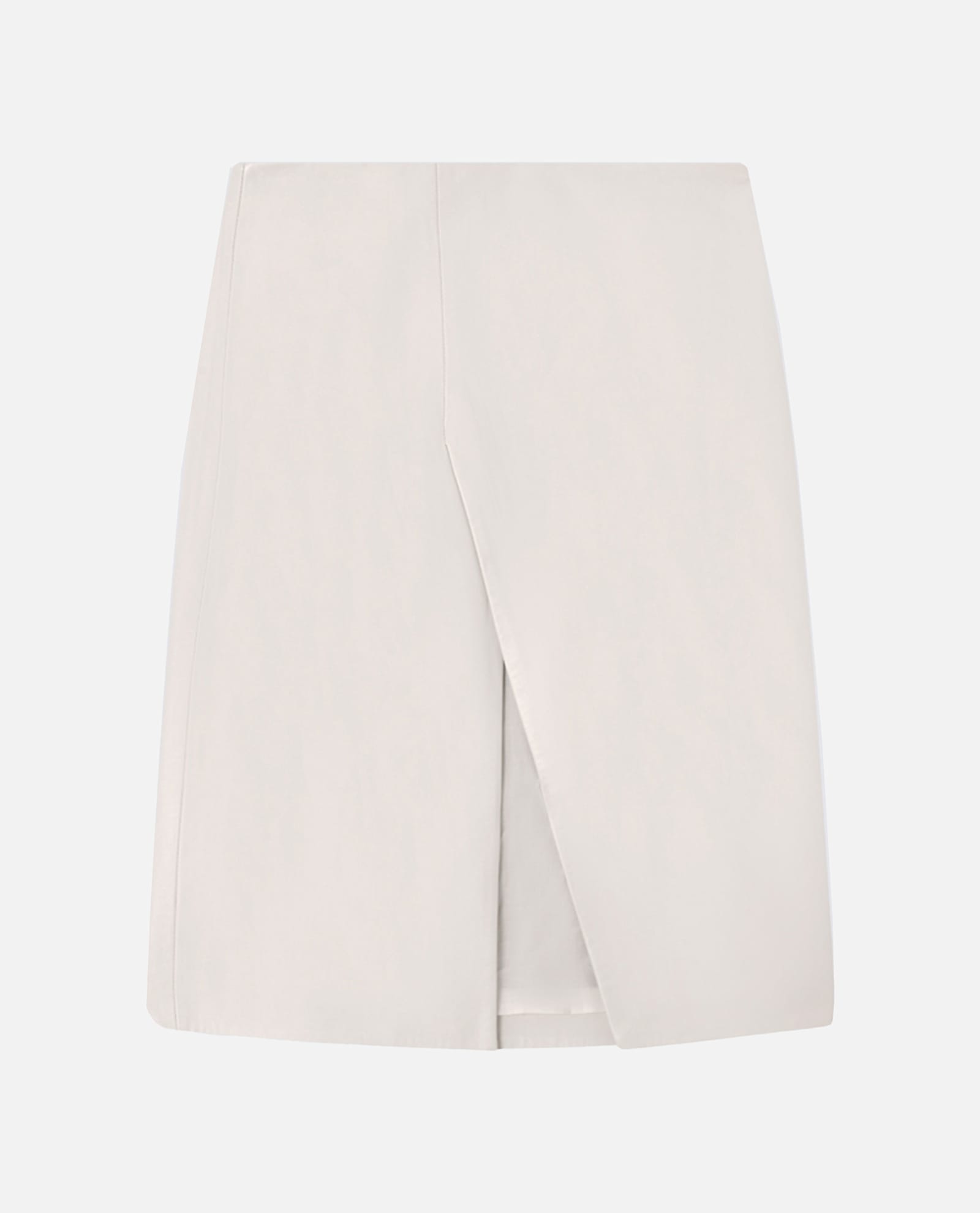 Loulou Studio High-waisted Short Skirt In White