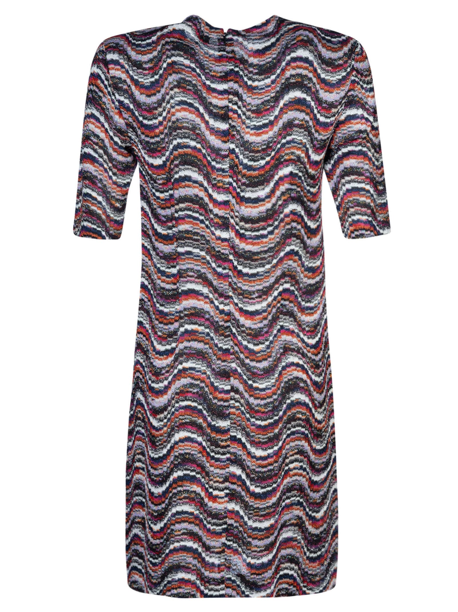 Shop Missoni Printed Short Dress In Wf Multi