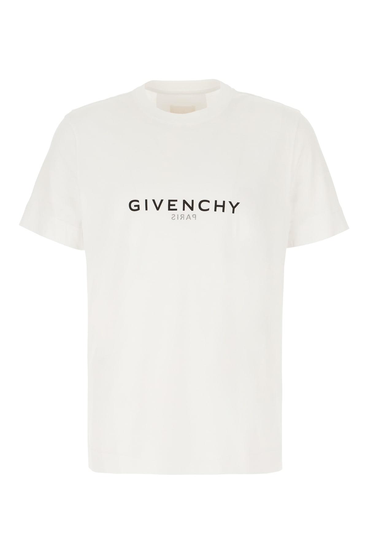 Shop Givenchy White Cotton T-shirt In 100