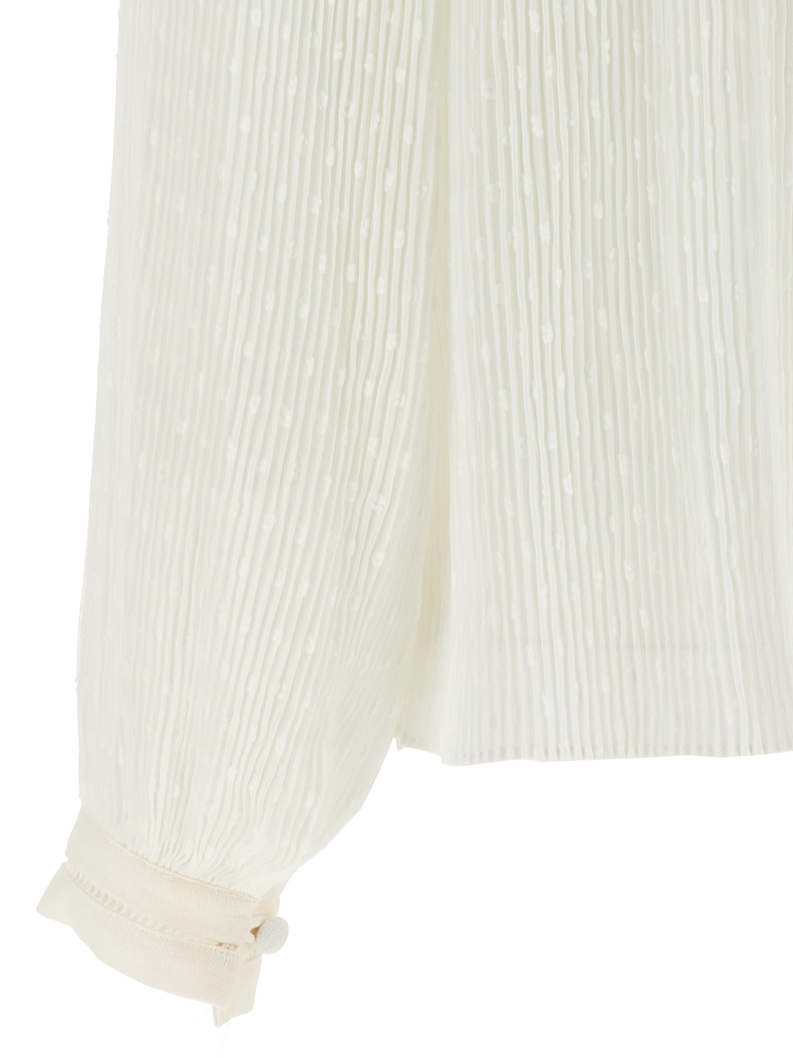 Shop Twinset Georgette Blouse In White