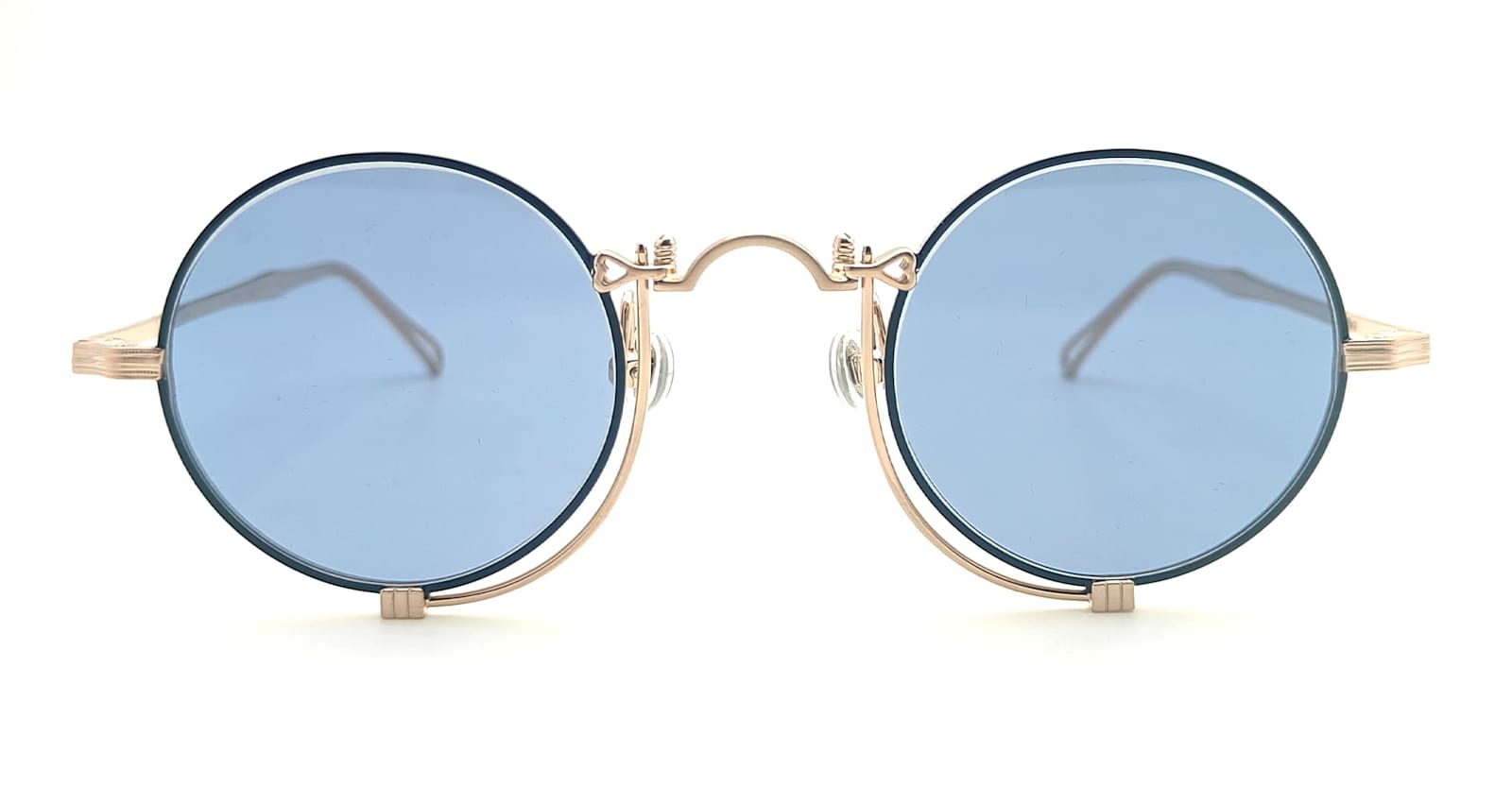 10601h - Brushed Gold / Navy Sunglasses