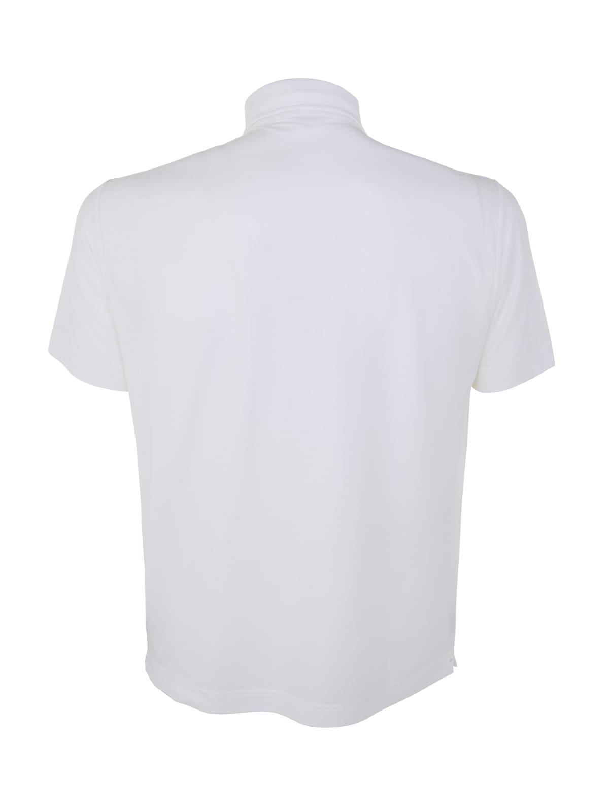 Shop Zanone Short Sleeves Polo In White