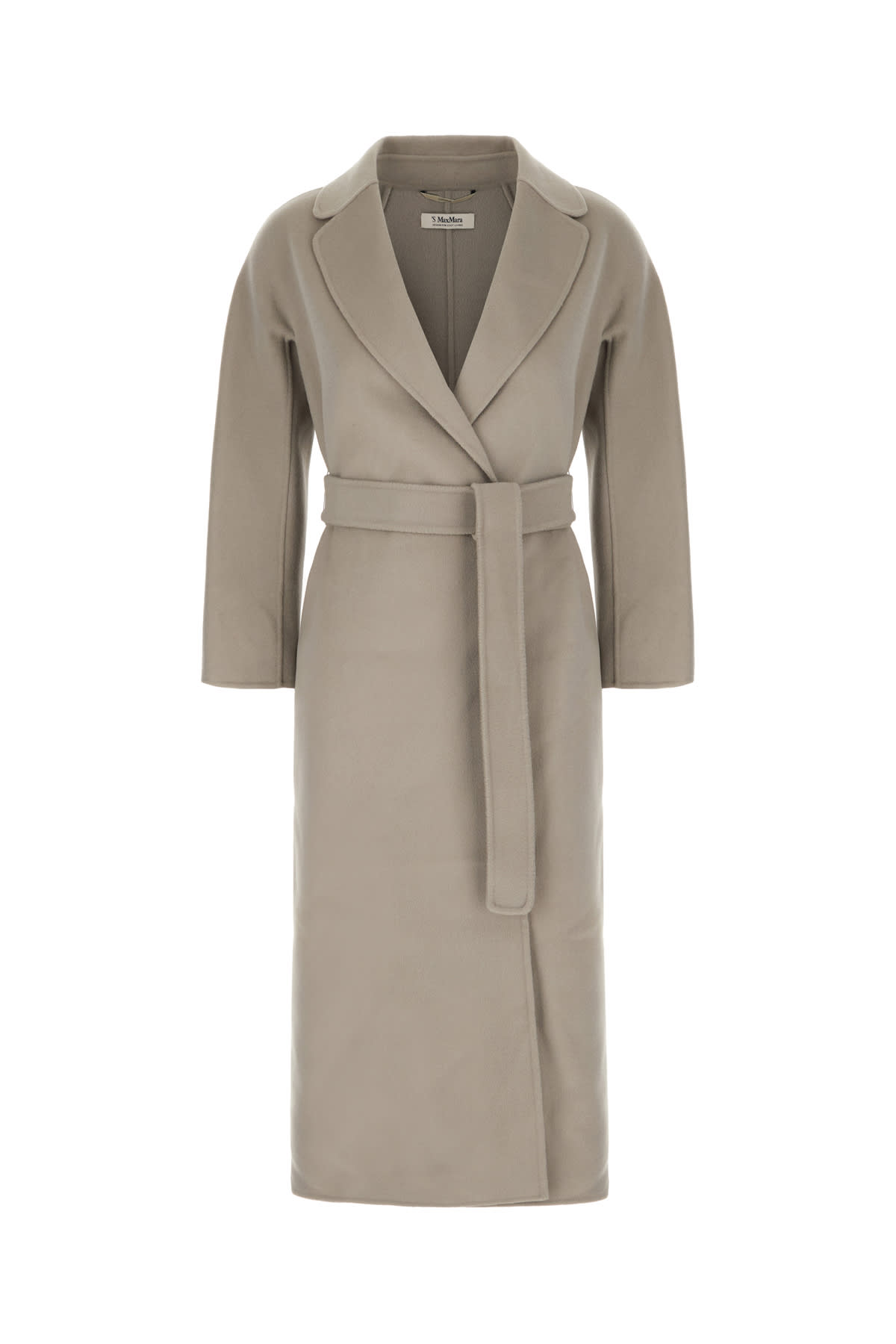 's Max Mara Grey Wool Esturia Coat In Grigio Perla