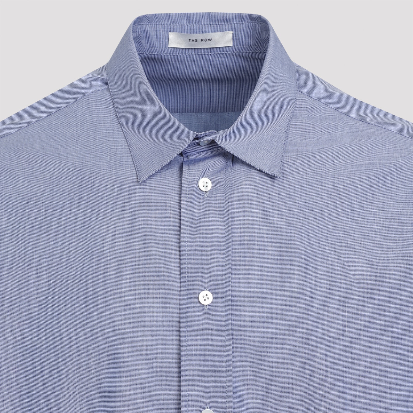 Shop The Row Miller Shirt In Oxf Oxford Blue