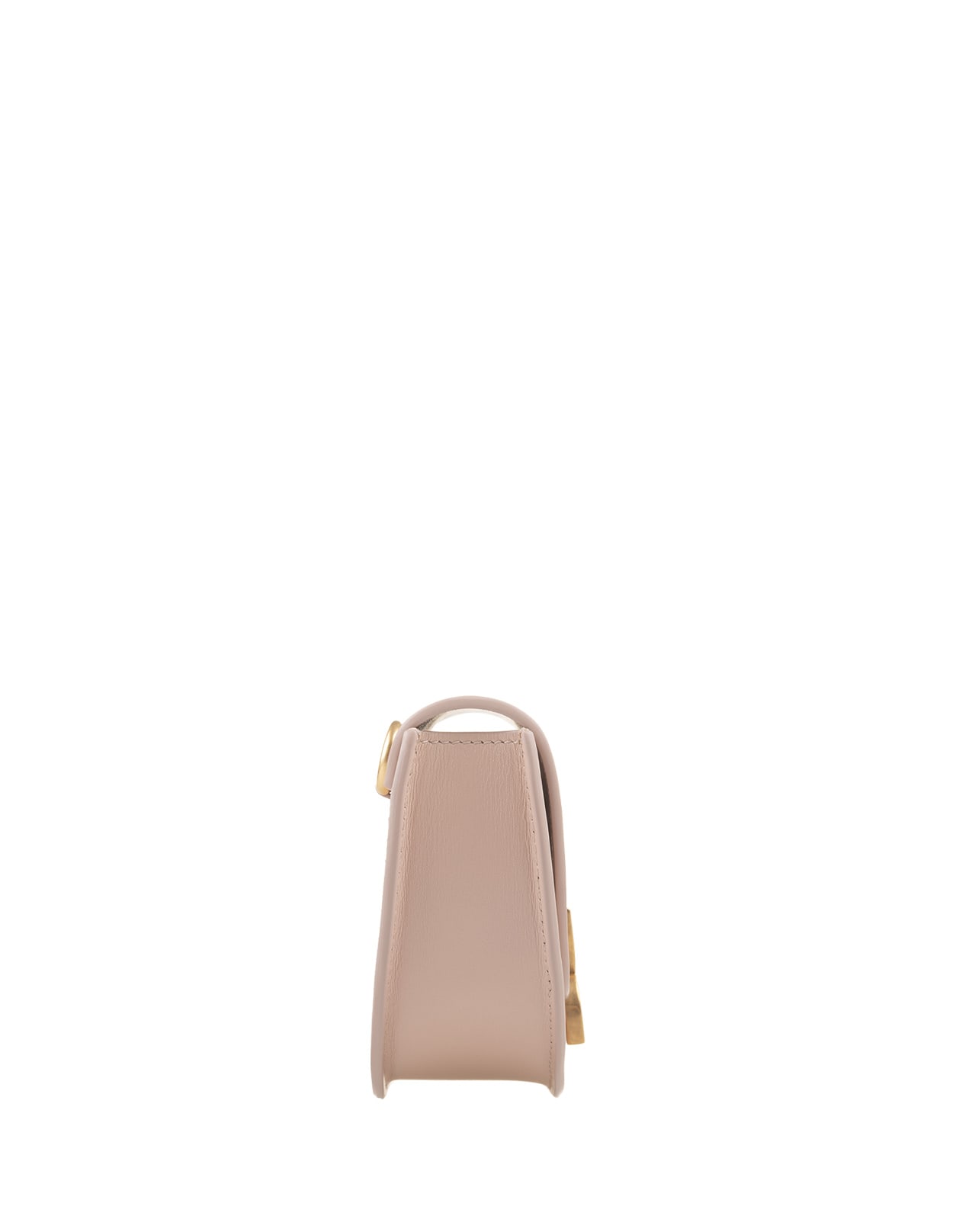 Shop Chloé Marcie Mini Flap Bag In Powder Beige In Brown