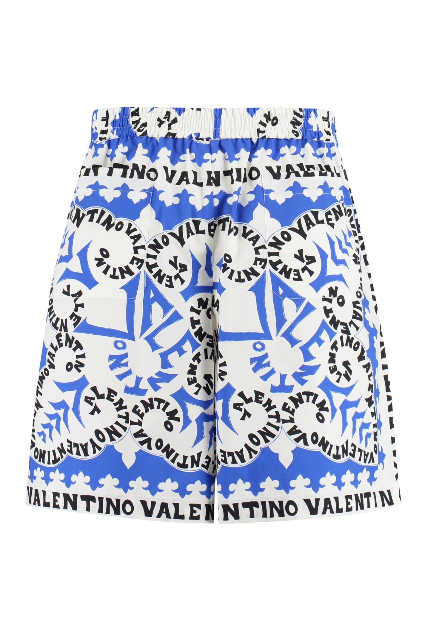 Valentino All-over Print Bermuda Shorts In Multicolor