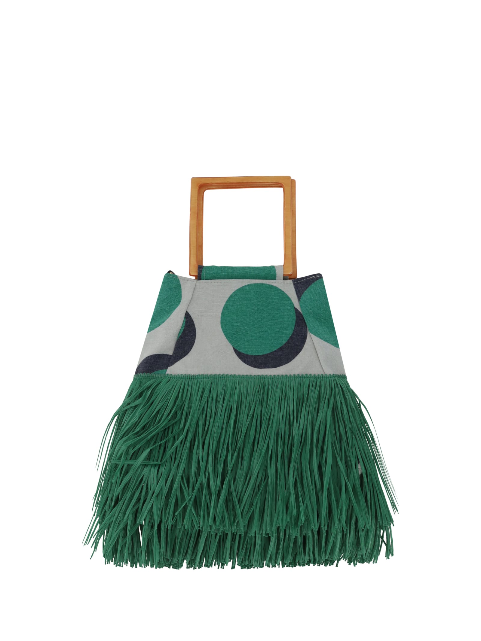 Shop Lamilanesa Tuxedo Handbag In Verde