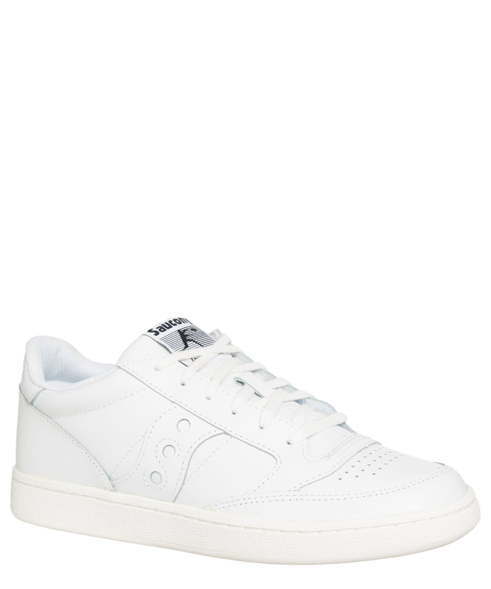 Shop Saucony Jazz Court Leather Sneakers In White