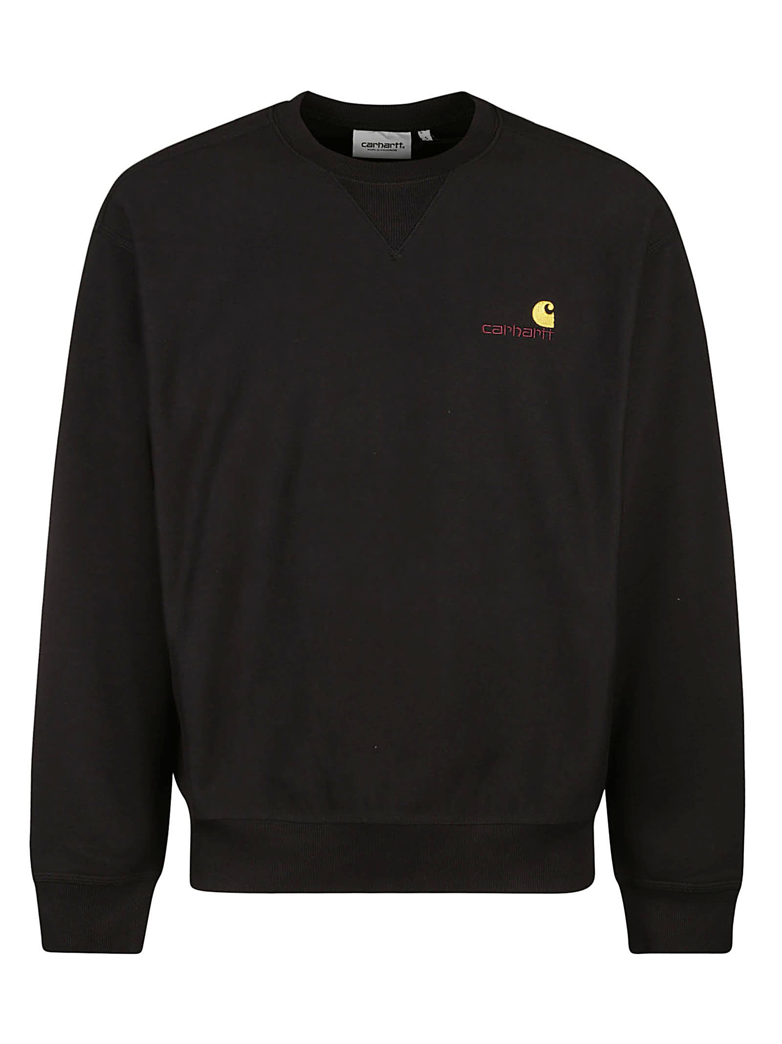 Carhartt American Script Sweat In Black