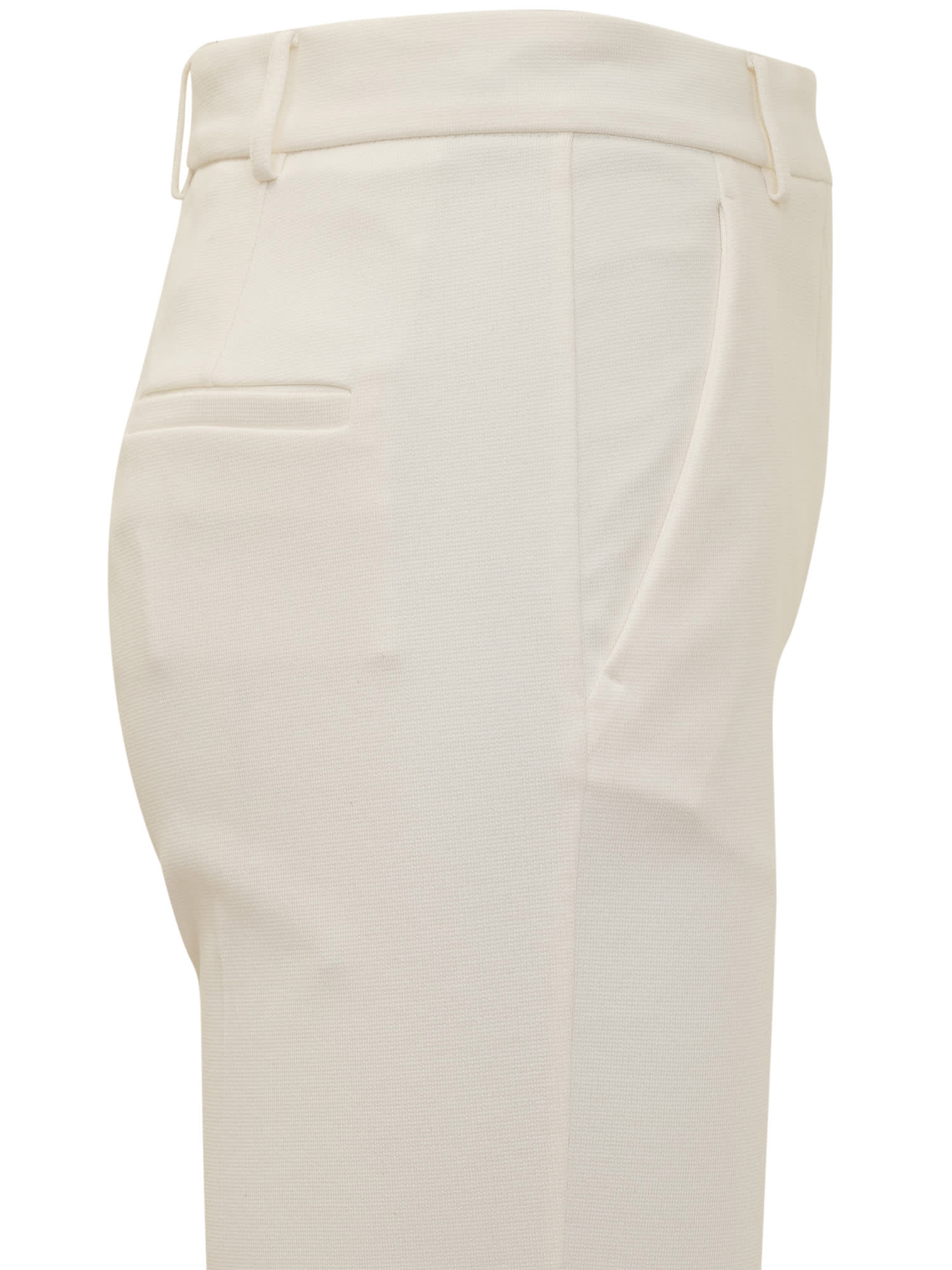 Shop Sportmax Pontida Trousers In Bianco