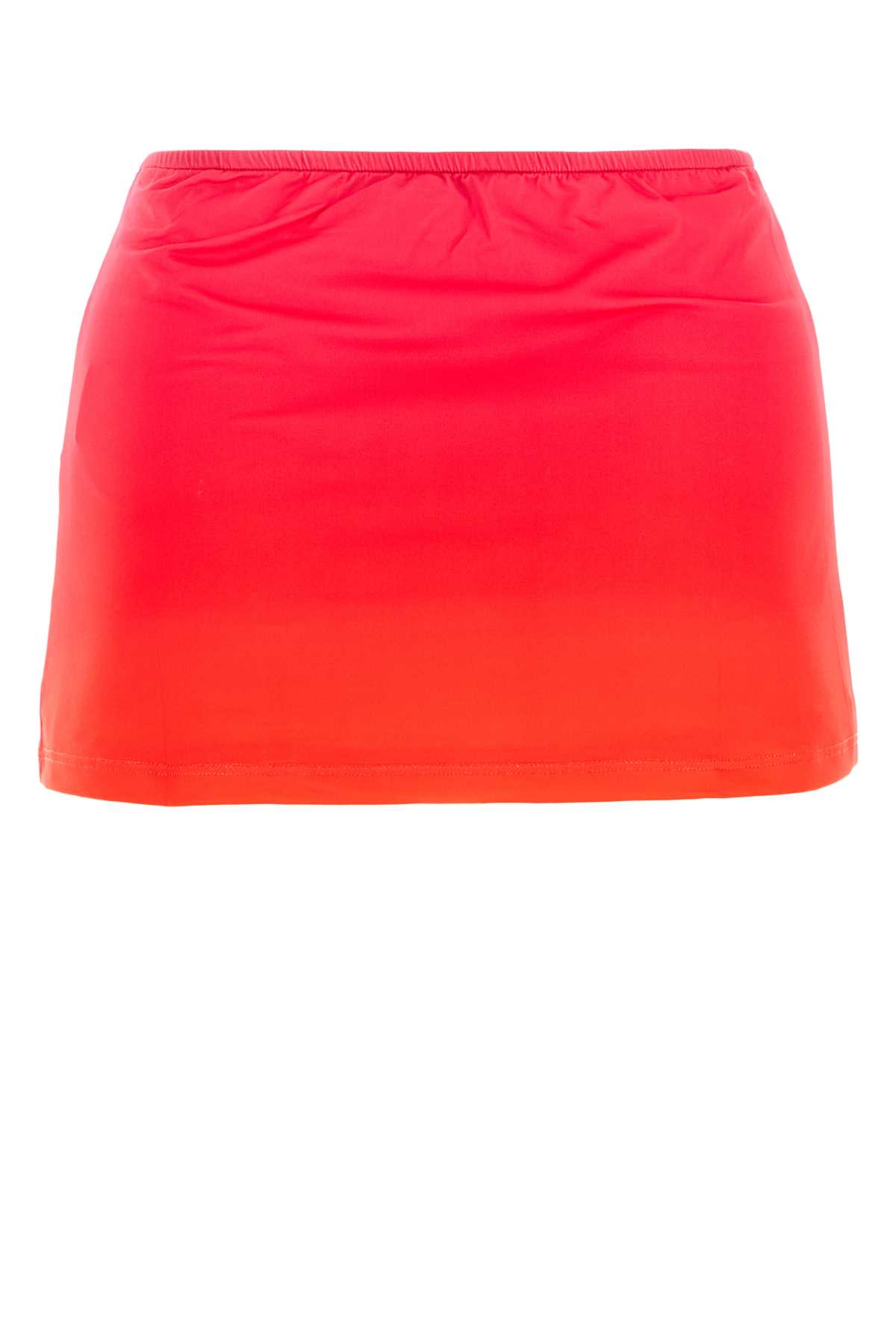 Gimaguas Two-tone Polyester Alba Miniskirt In Pink