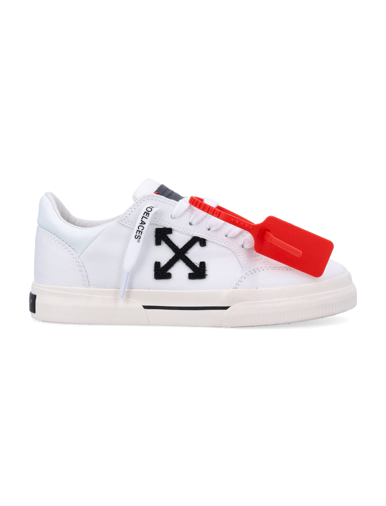 Off-white Vulcanized Womans Sneakers In White