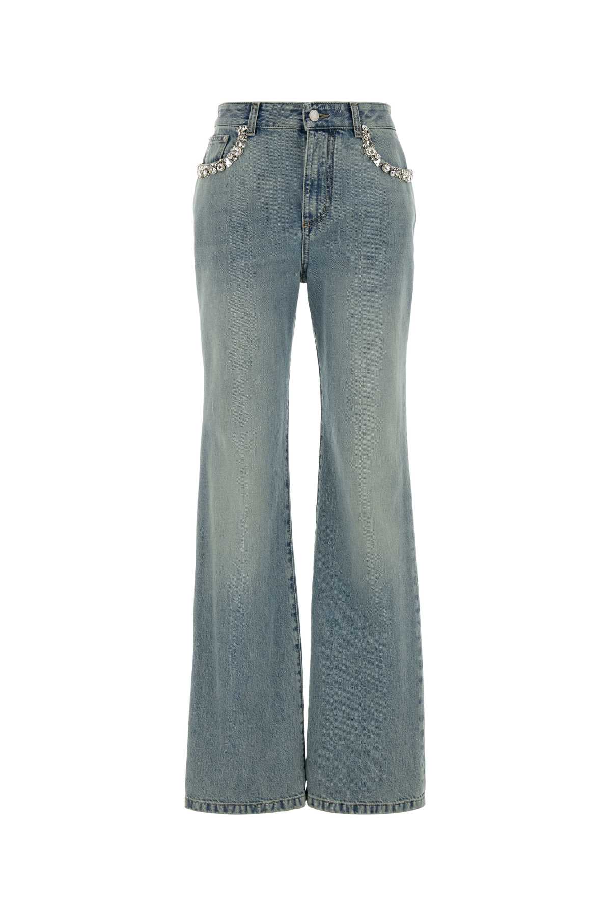 Alexander Mcqueen Denim Jeans In Blue