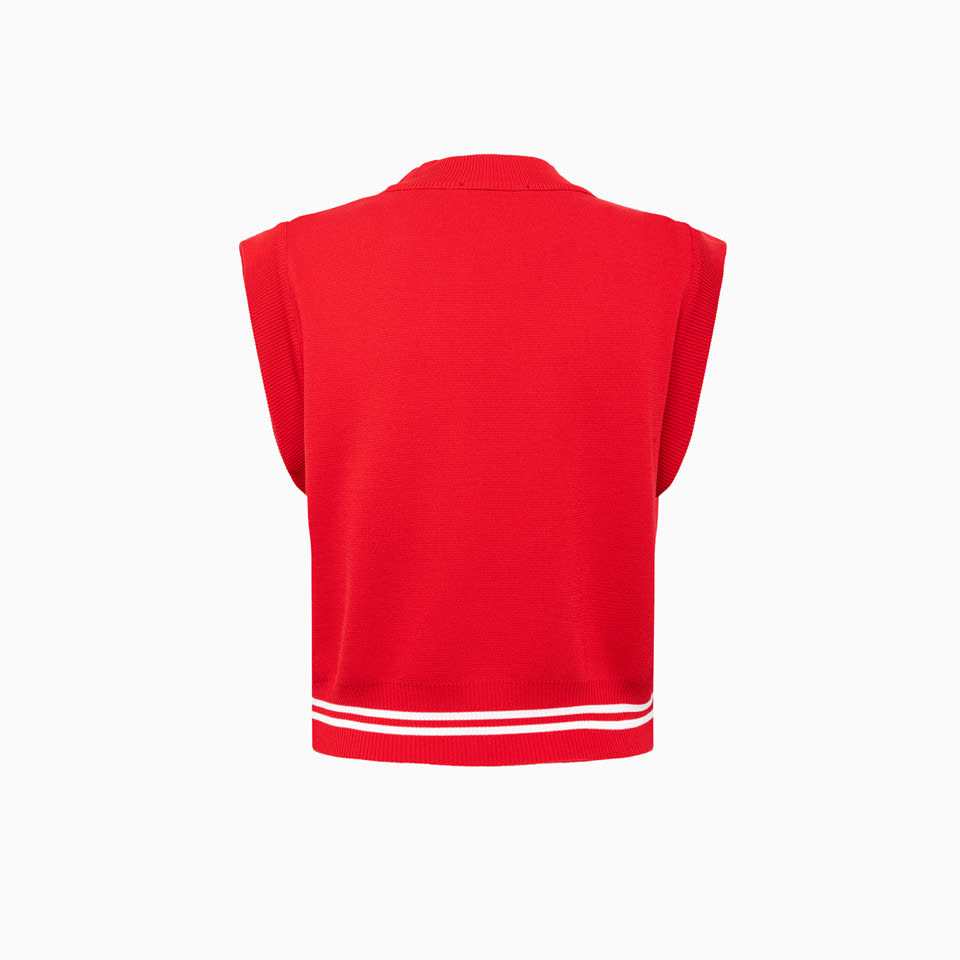 Shop Autry Sporty Vest A23ivesw426r In Red