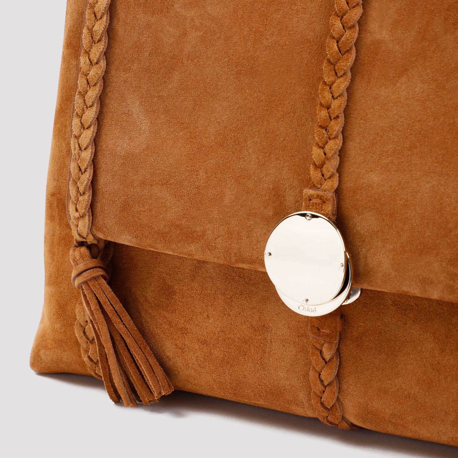 Shop Chloé Penelope Handbag In Autumnal Brown