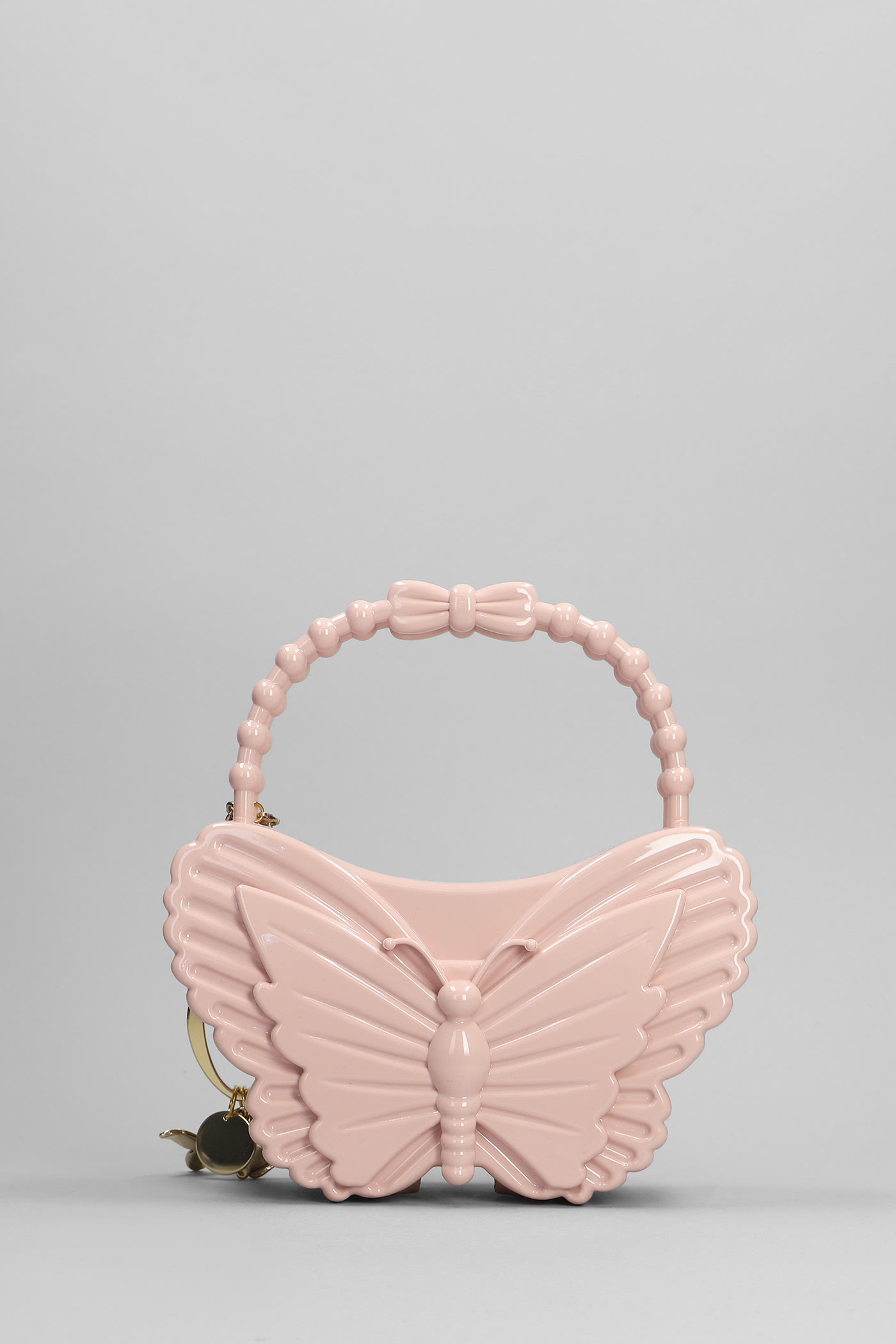 Shop Blumarine Hand Bag In Rose-pink Pvc