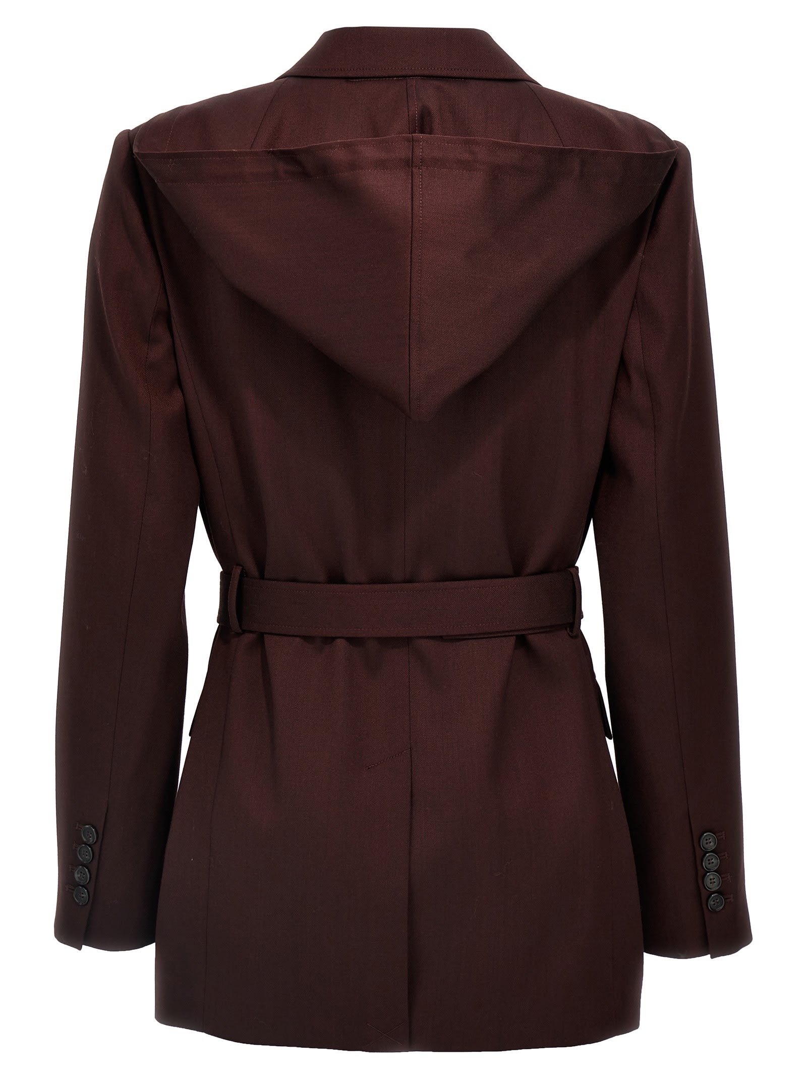 Shop Pinko Cortez Blazer In Bordeaux