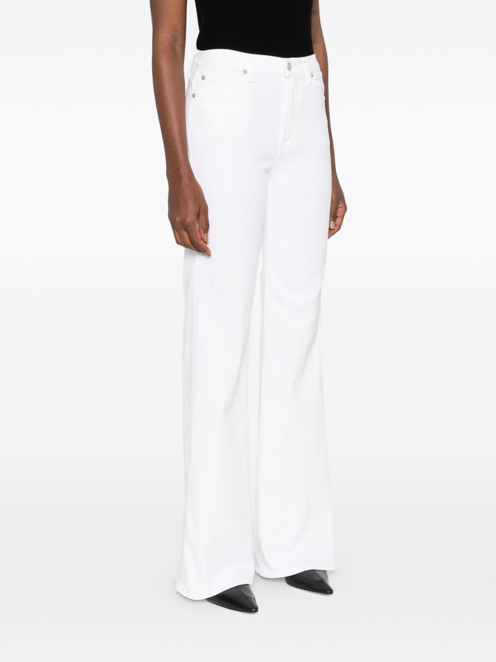 7 For All Mankind Modern Dojo Denim Jeans In White
