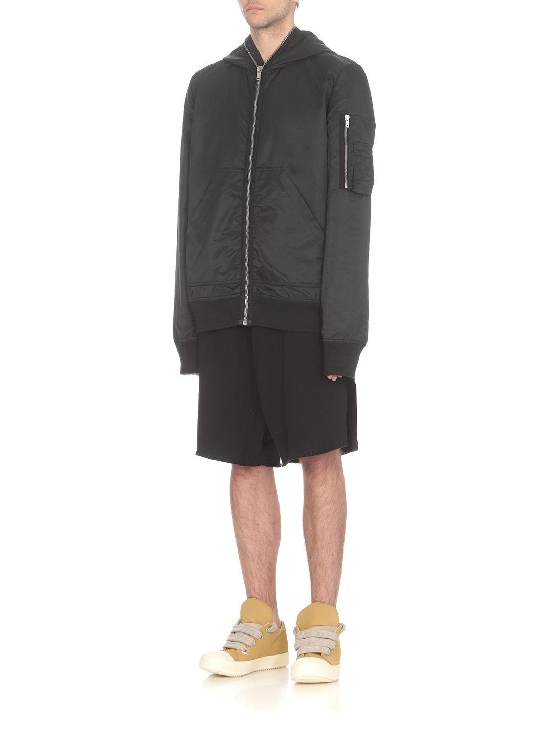 Shop Drkshdw Zip-up Hooded Jacket In Black