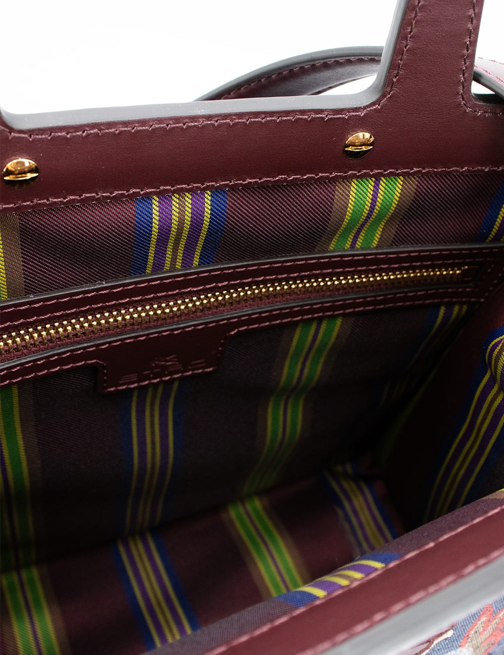 Shop Etro Bag In Multicolor On Blue Base