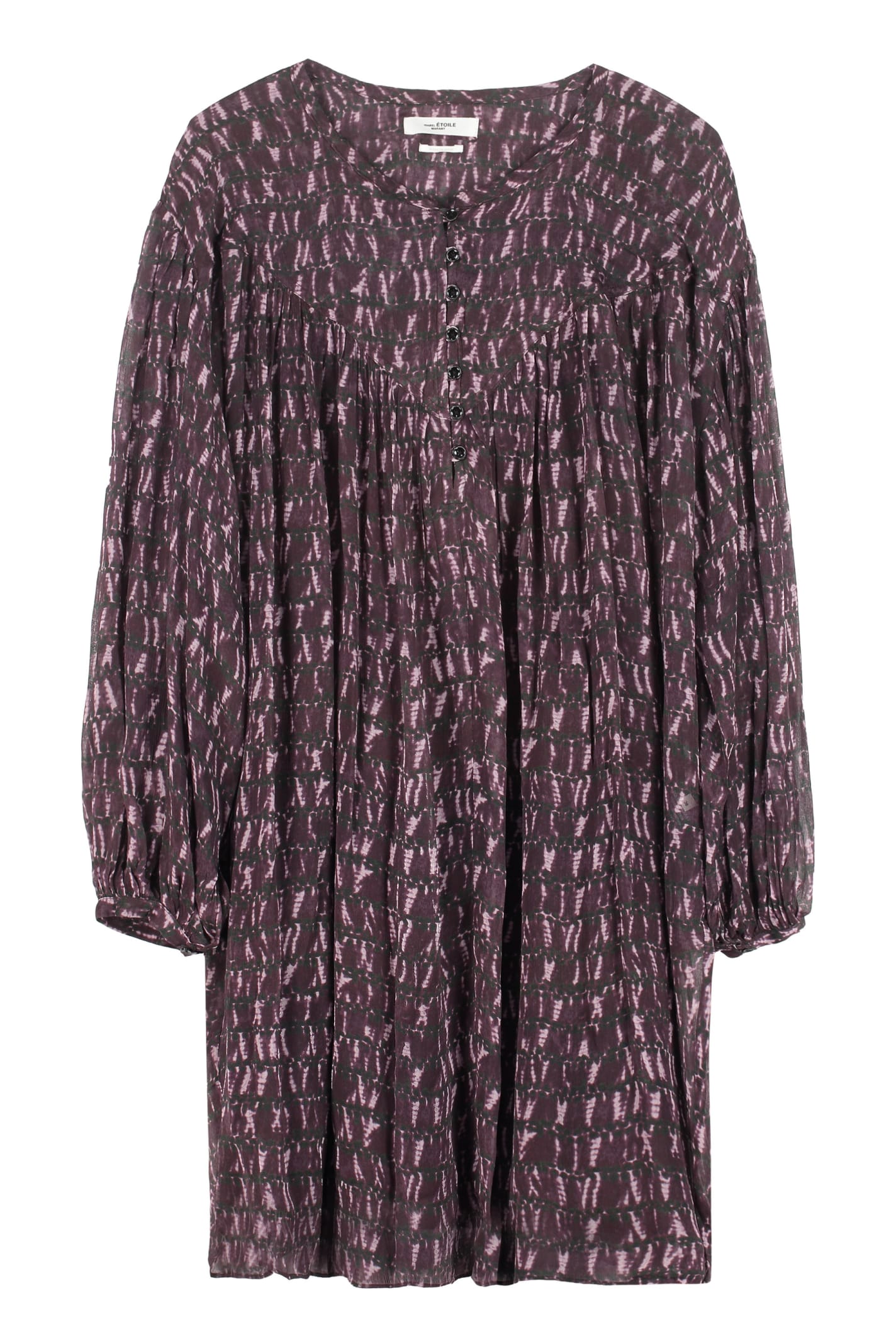 Photo of  Isabel Marant ?toile Silorion Printed Dress- shop Isabel Marant ?toile Dresses online sales