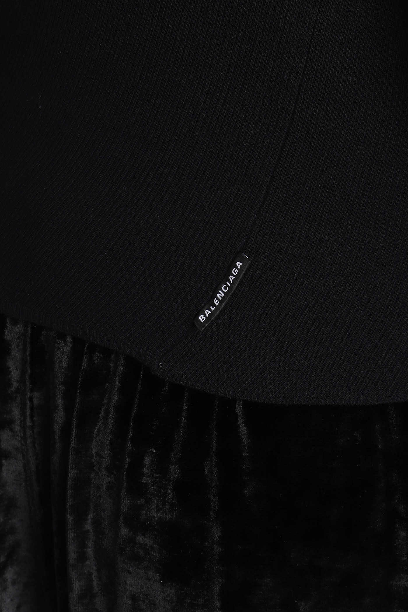 Shop Balenciaga Topwear In Black Cotton