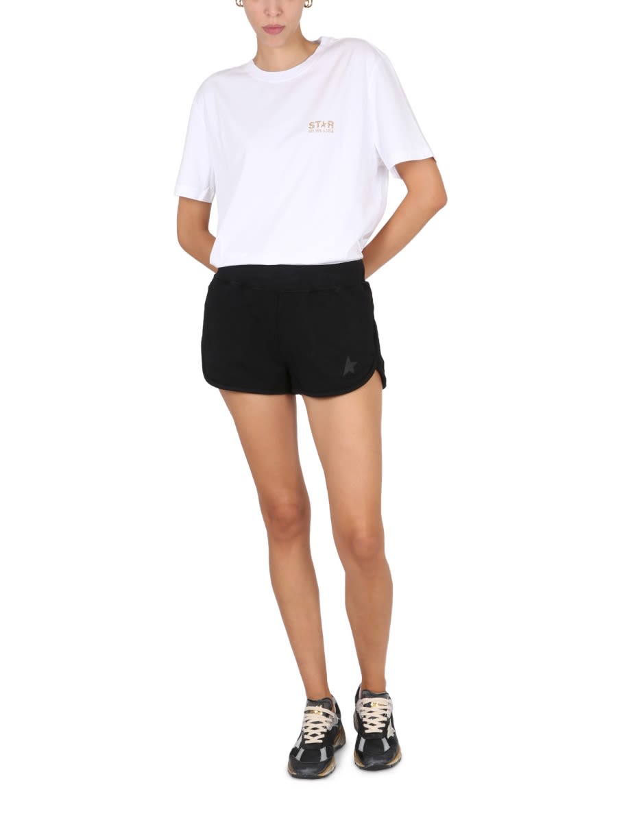 Shop Golden Goose Shorts Diana In Black