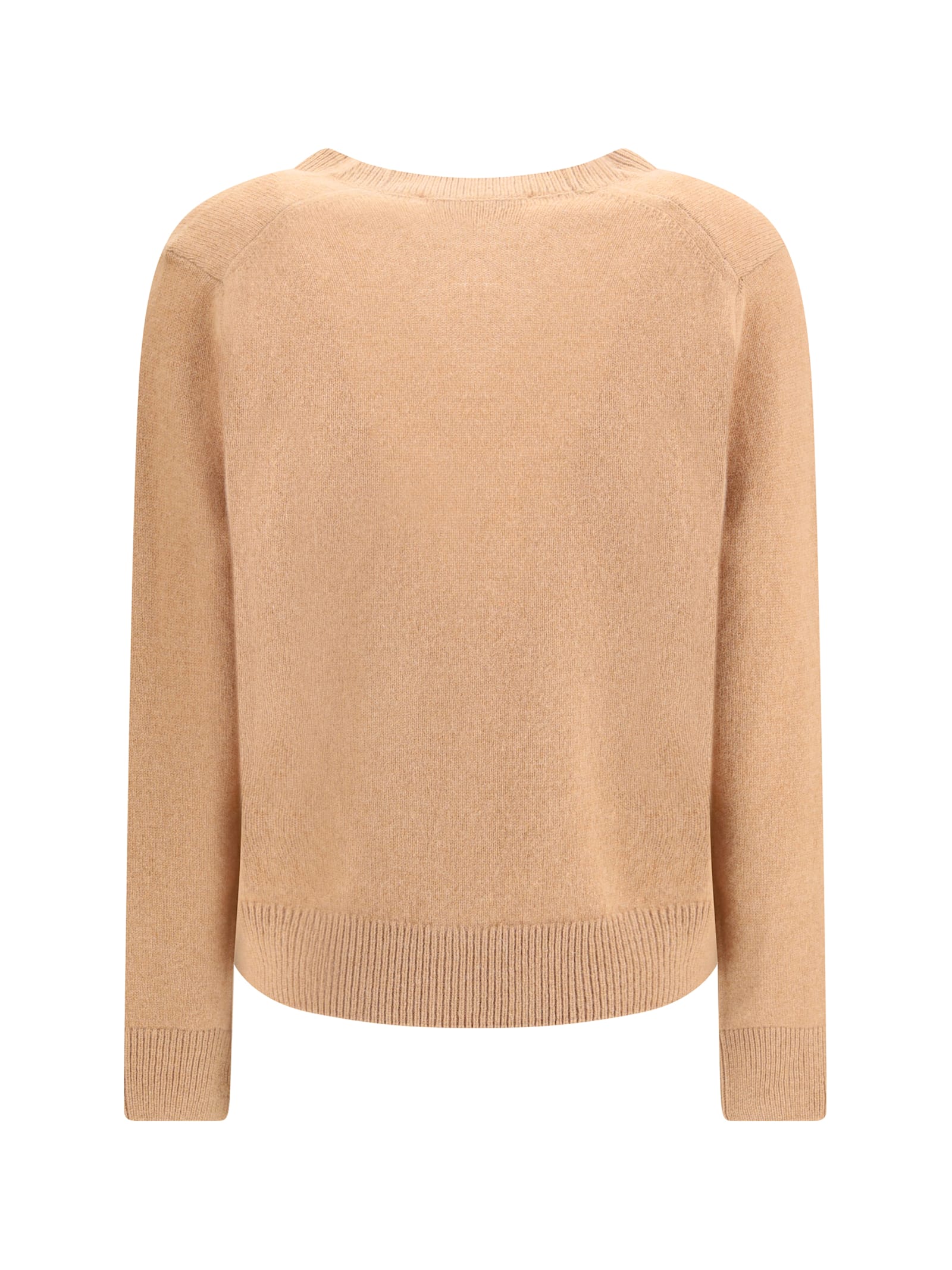 Maison Kitsuné Baby Fox Cardigan In Brown