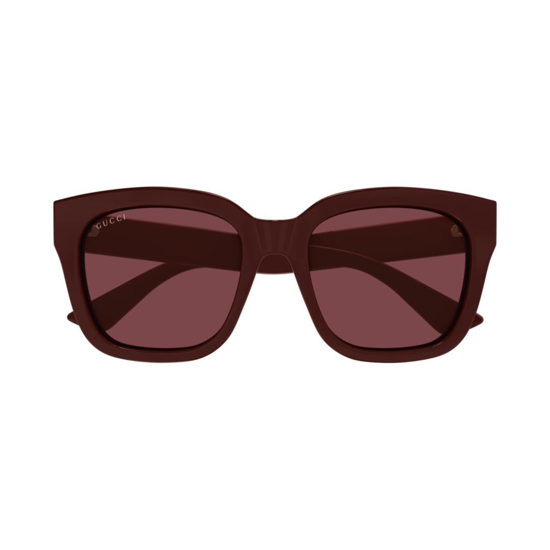 Gucci Gg1338s007 Burgundy Burgundy Red In Burgundy