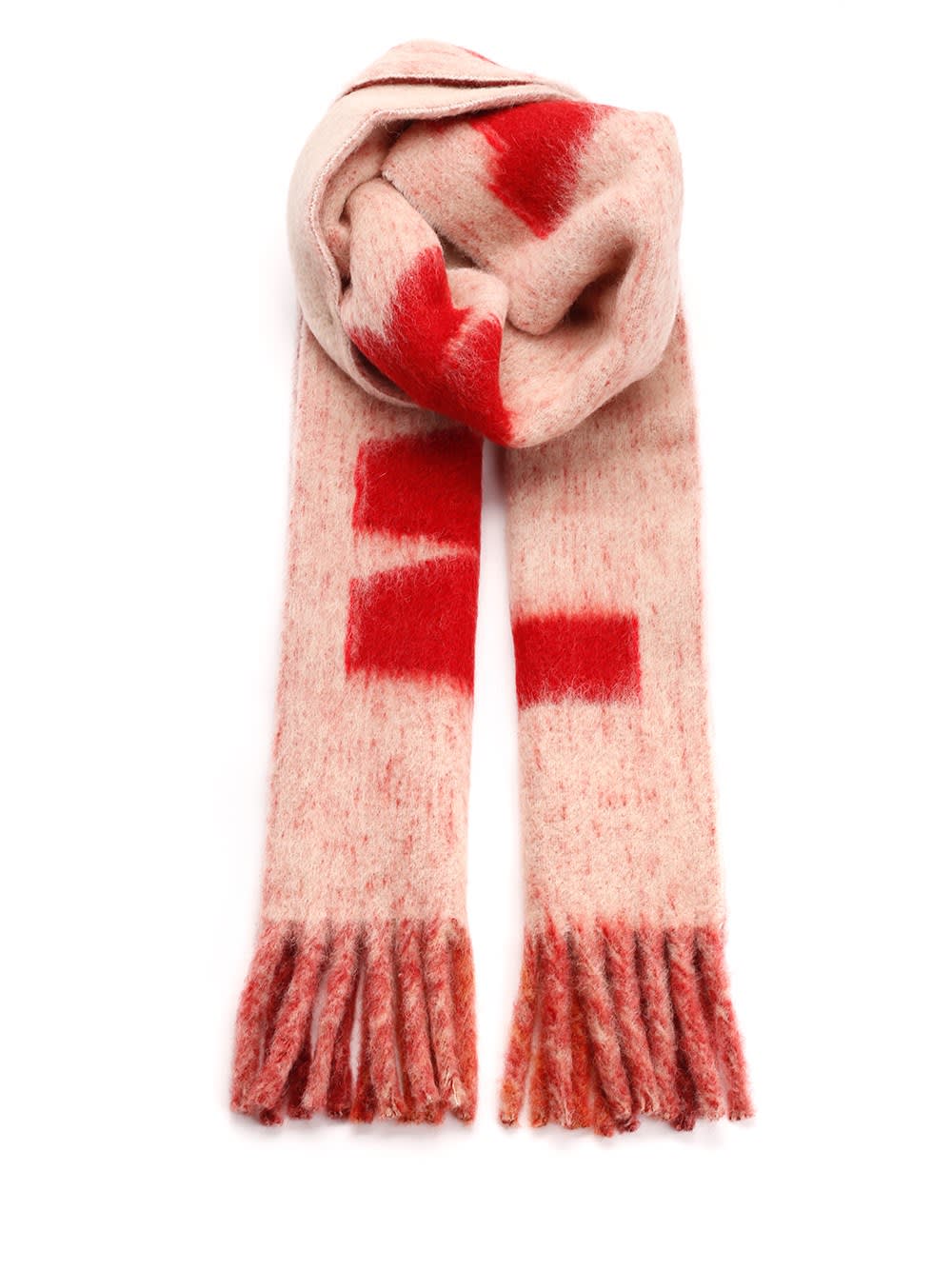 Marni Logo Scarf In Rose