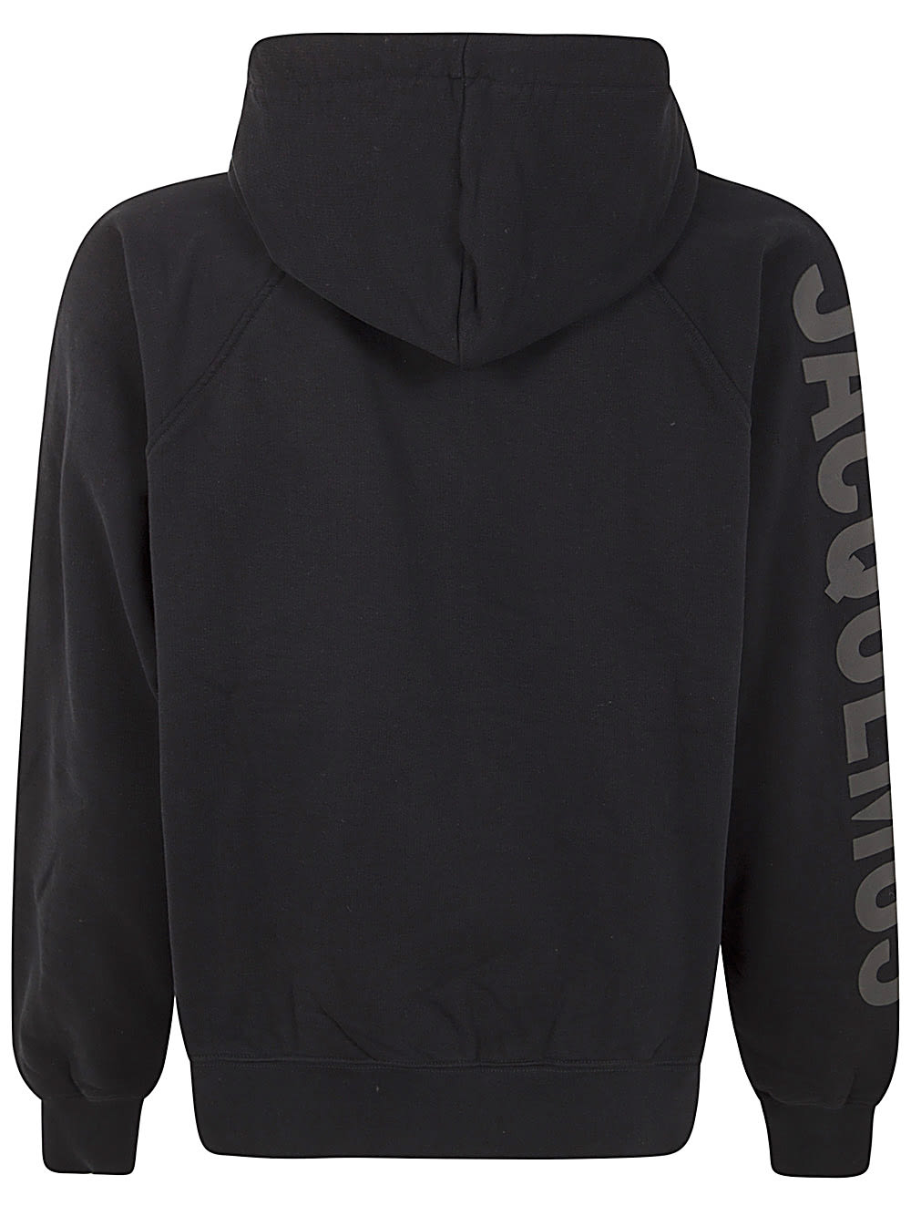 Shop Jacquemus Le Hoodie Typo In Black