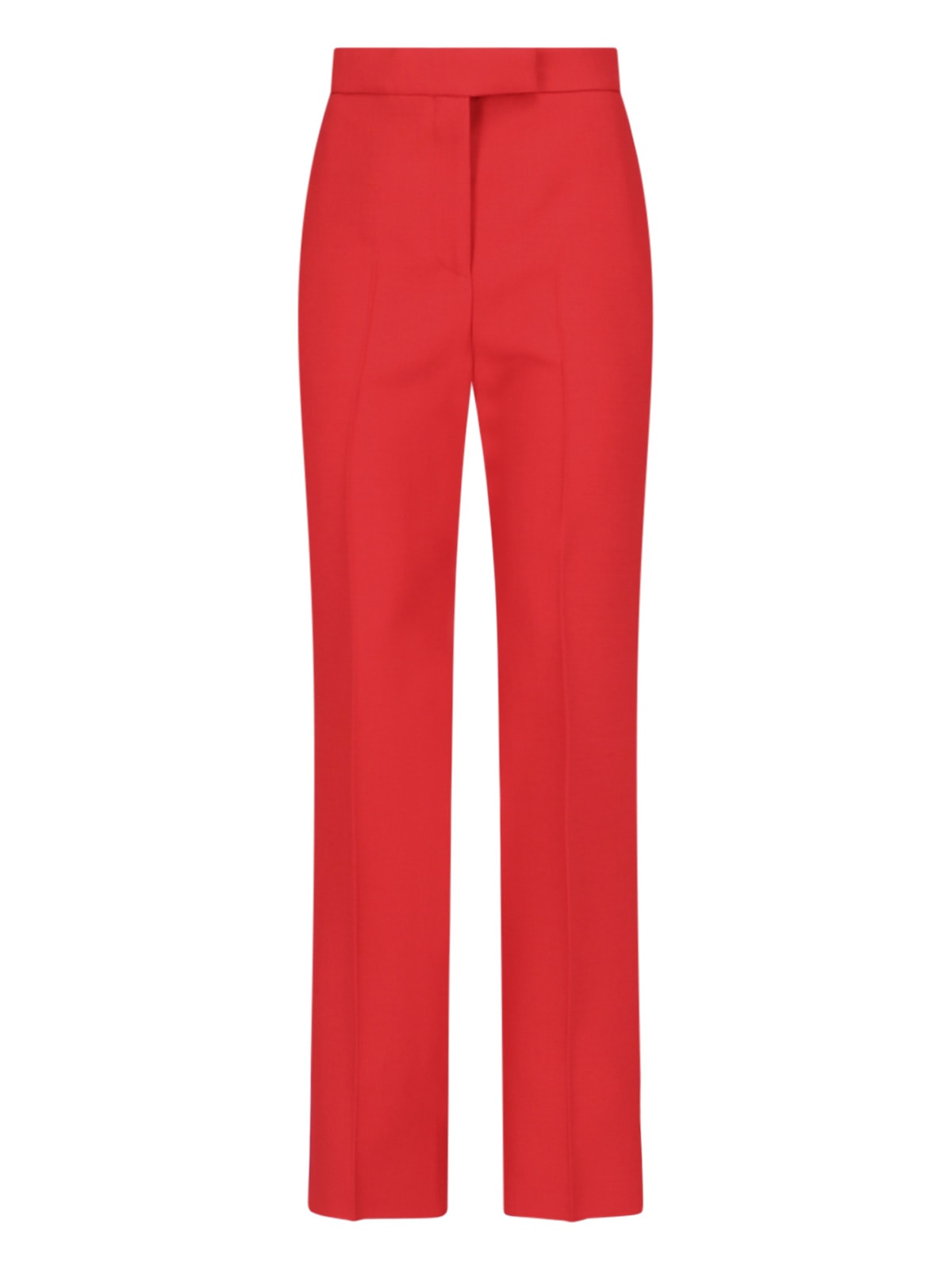 Shop Ferragamo Tailored Pants In Red