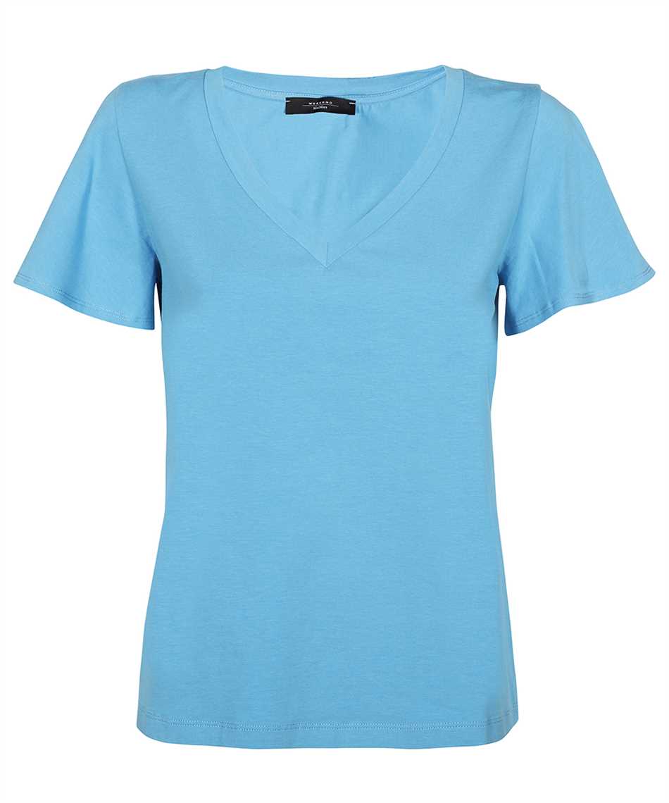 Weekend Max Mara Cotton T-shirt In Blue