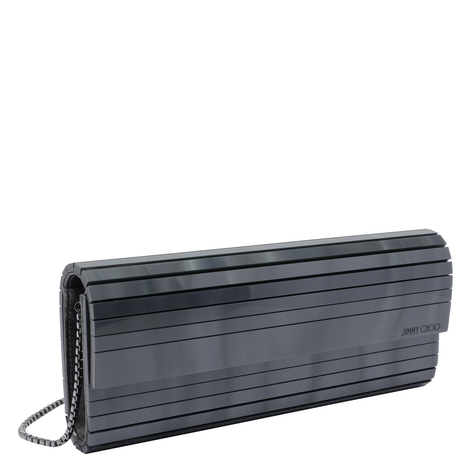 Jimmy Choo Sweetie Pochette In Gray