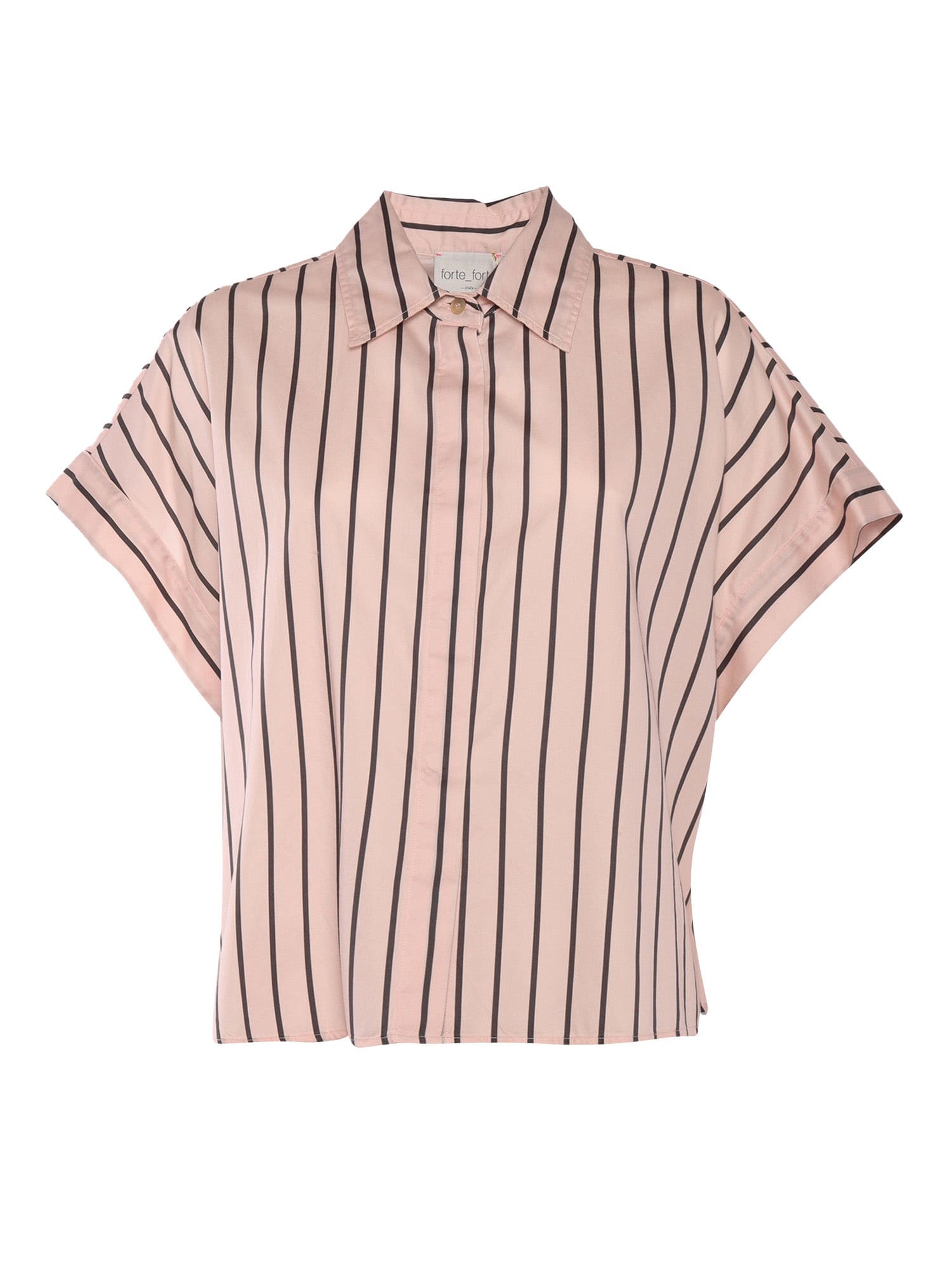 Forte_Forte Chic Striped Boxy Shirt