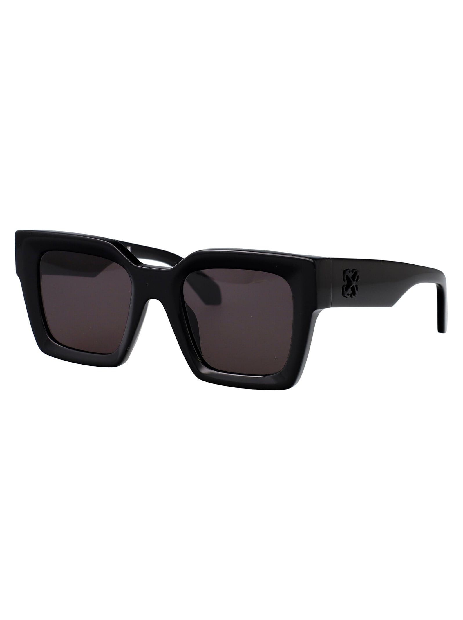 Off-white Black Silverstone Sunglasses In Black Dark Grey