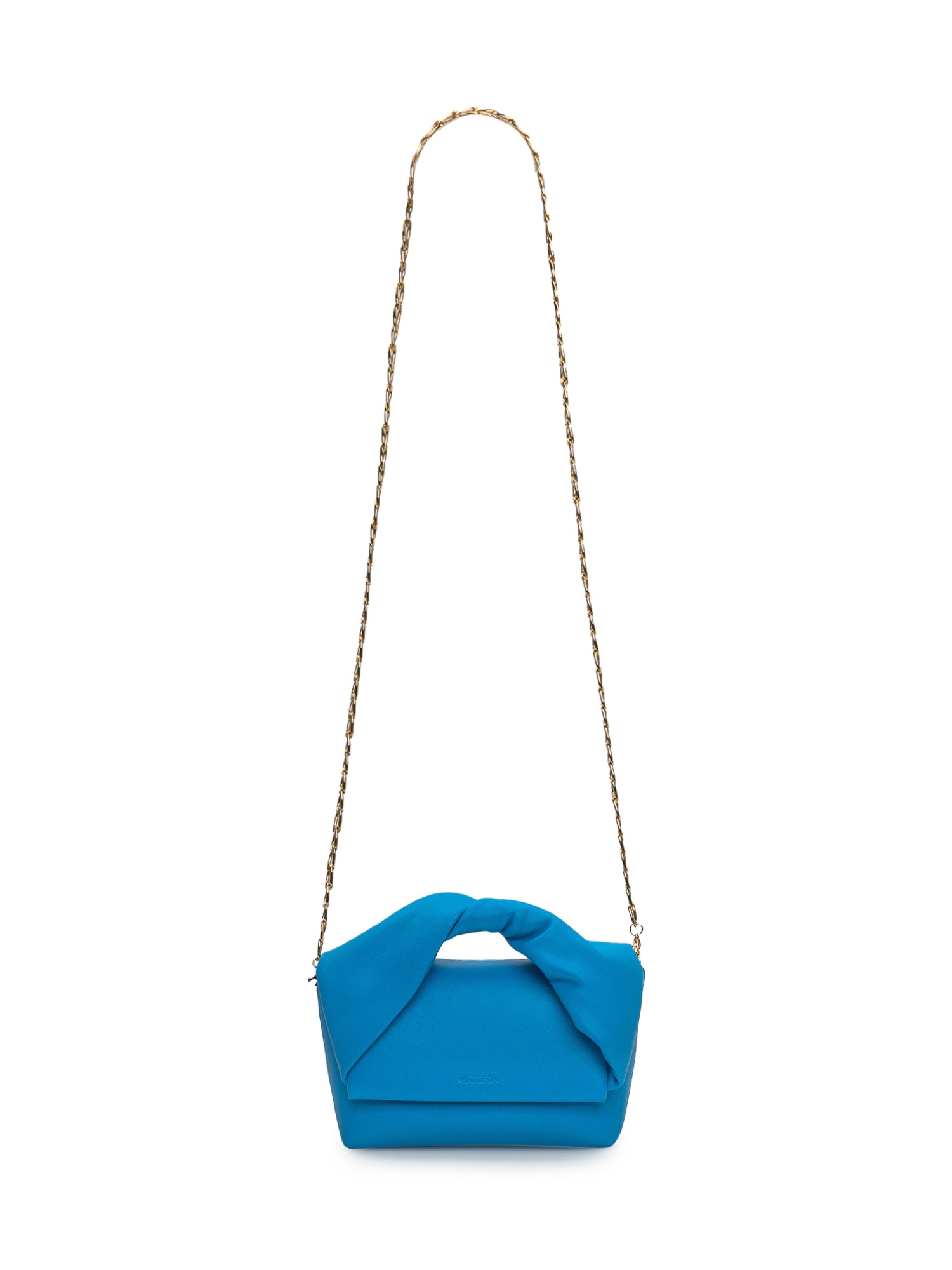 Shop Jw Anderson Midi Twister Bag In Turquoise