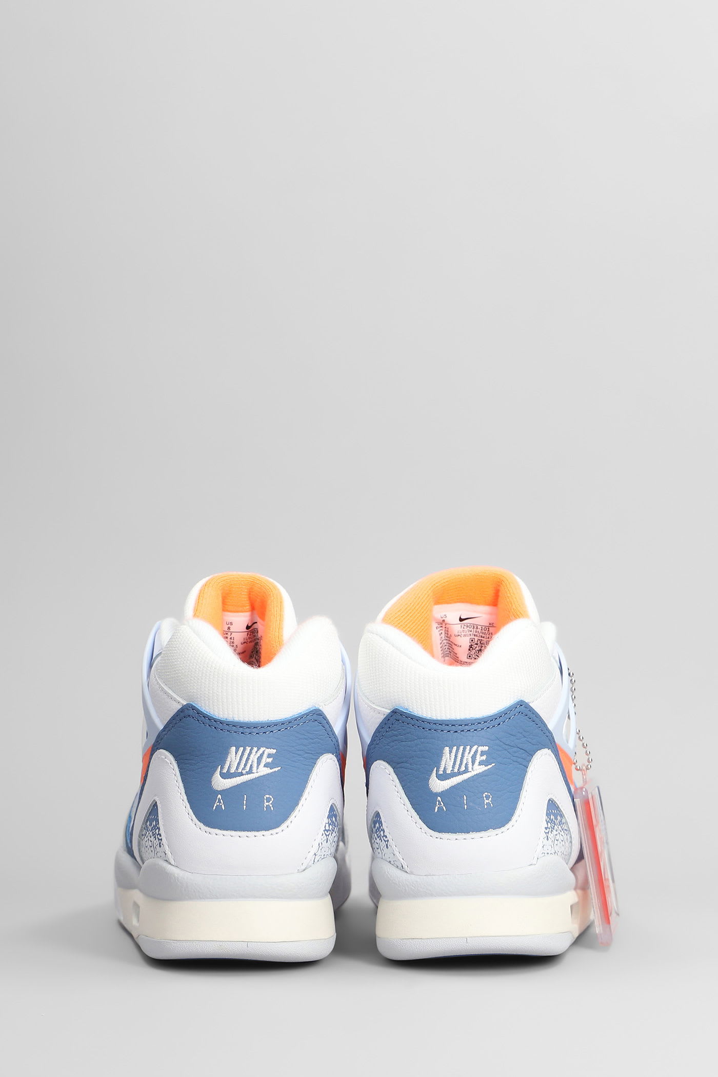 Nike Air Tech Challenge Sneakers In White Leather In White