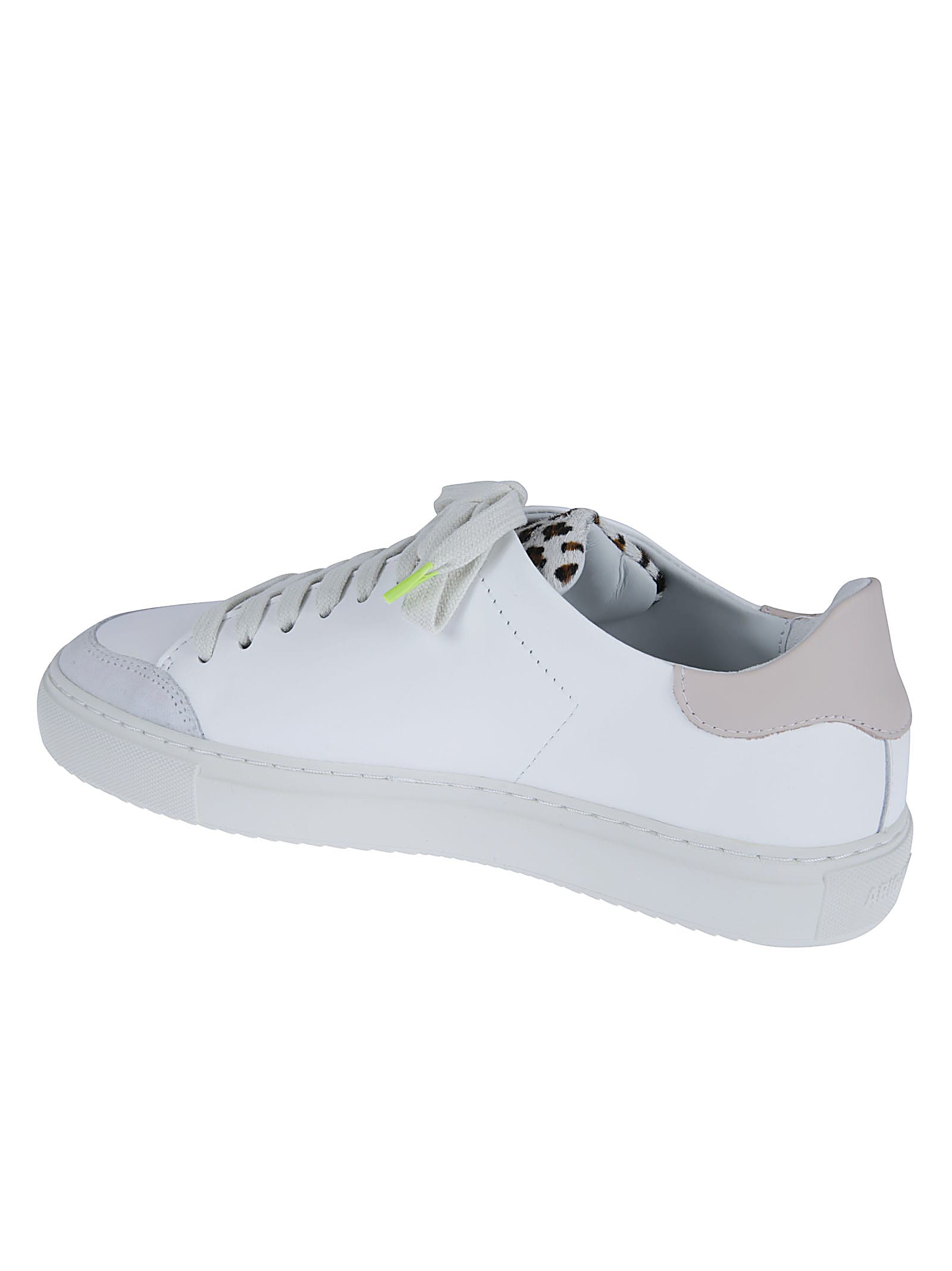 Shop Axel Arigato Triple Animal Sneakers In White/dusty Pink