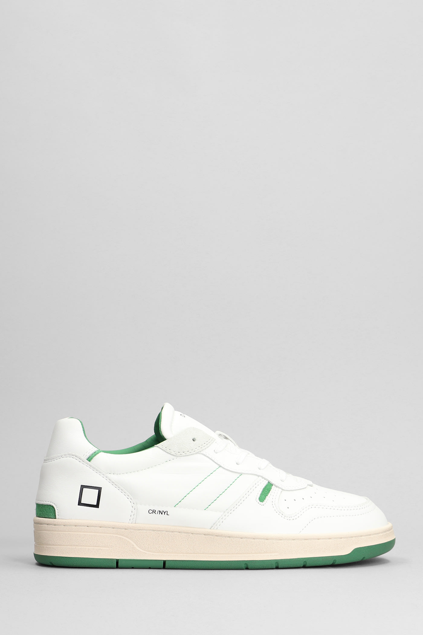 Court 2.0 Sneakers In White Leather And Fabric