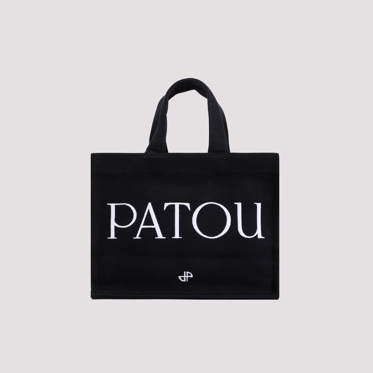 Shop Patou Small Tote Bag In B Black