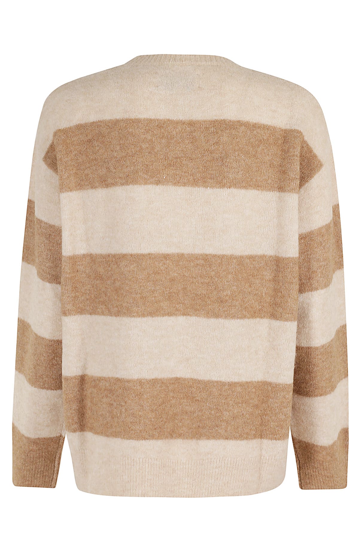 Shop Mc2 Saint Barth Box Shape Sweater In Stretch Striped