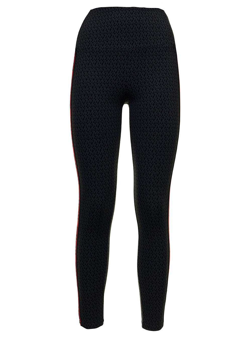 MICHAEL Michael Kors Recycled Fabric Leggings With Allover Logo Print