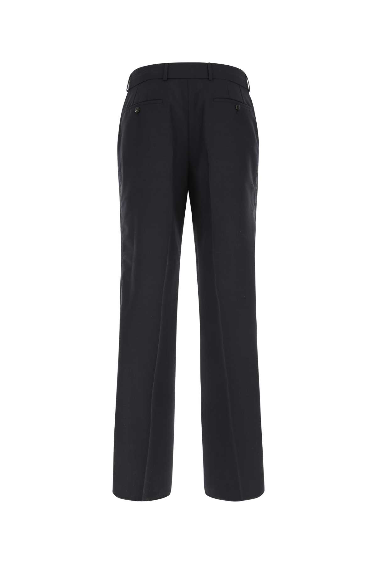 Lanvin Midnight Blue Wool Blend Pant In 291