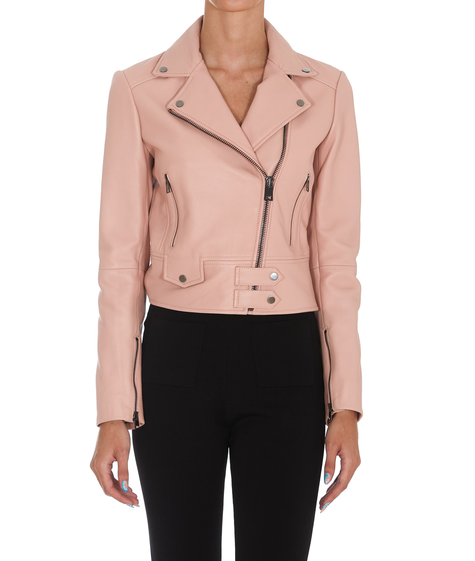 pinko leather jacket