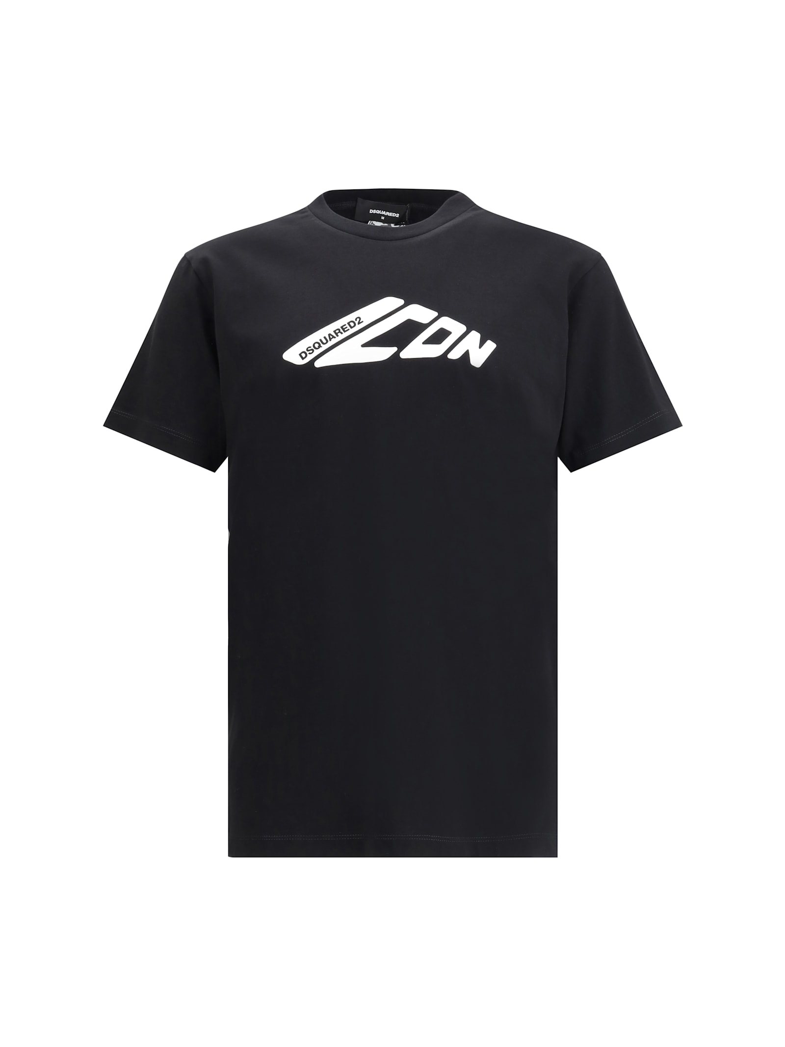 Dsquared2 Men Logoed T-shirt In Black
