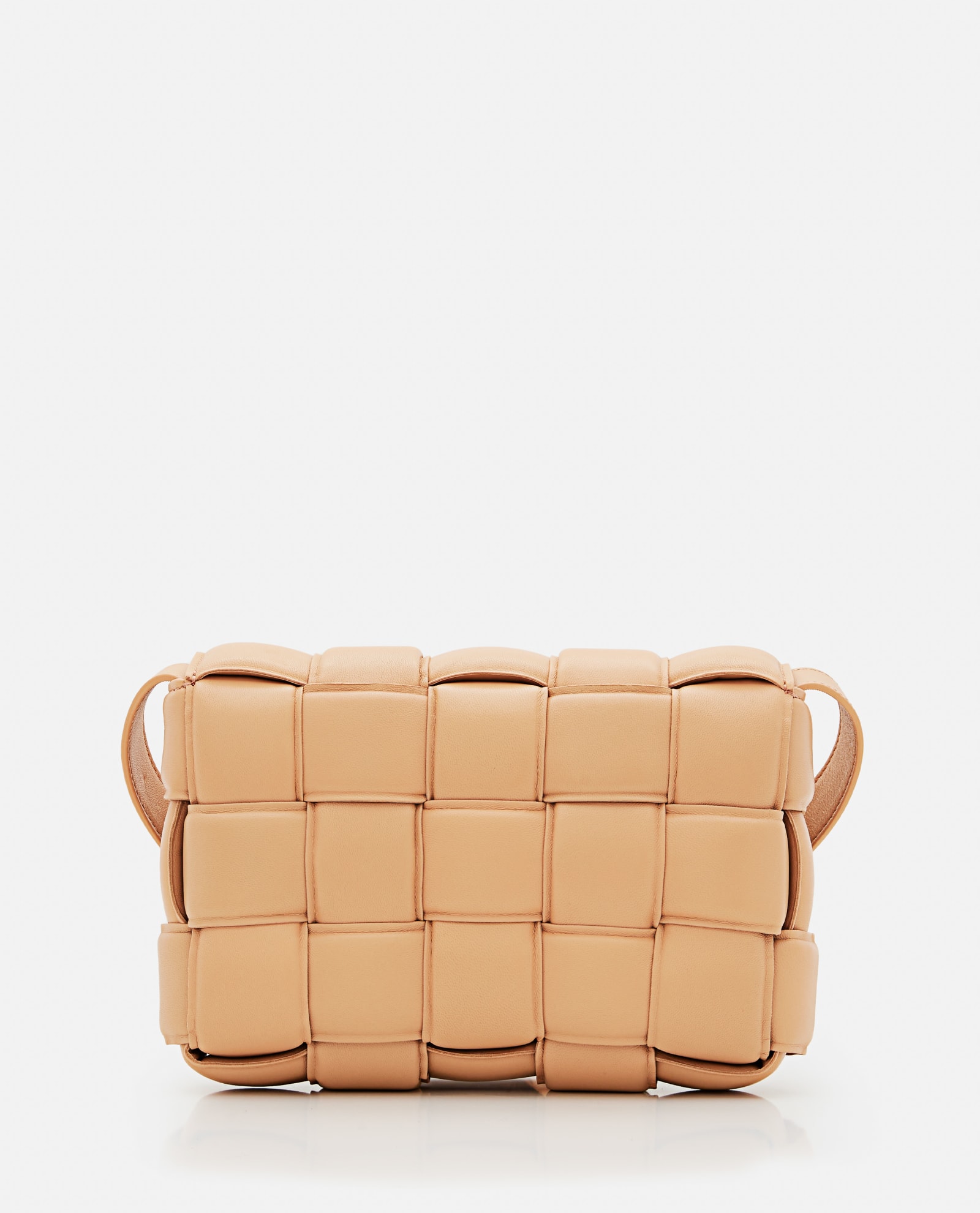 Bottega Veneta Padded Cassette Bag In Beige